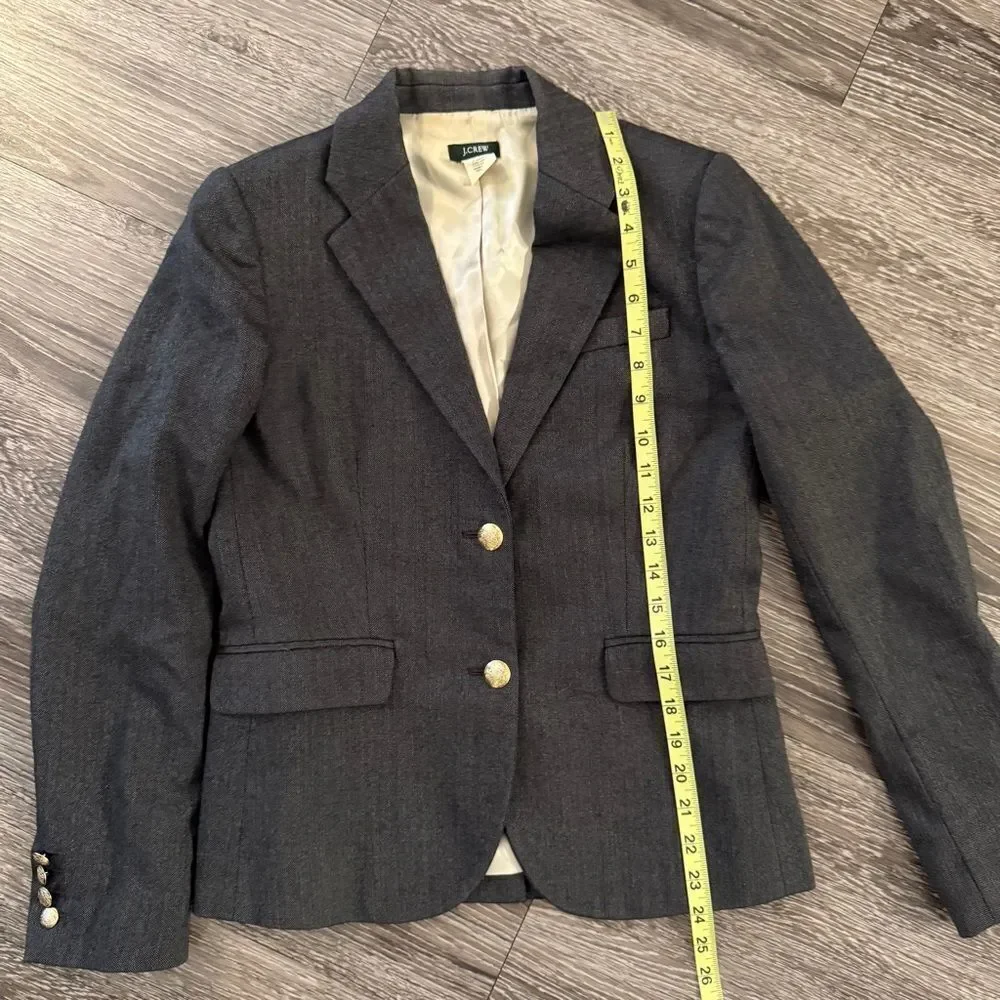 J. Crew Wool Schoolboy Blazer